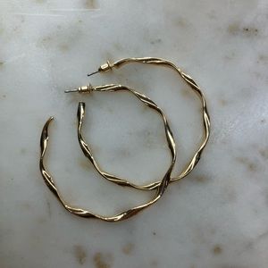 Large gold hoops